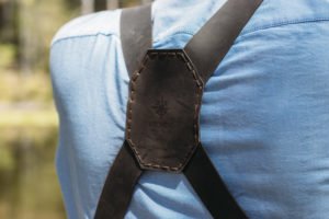 Dual leather camera straps
