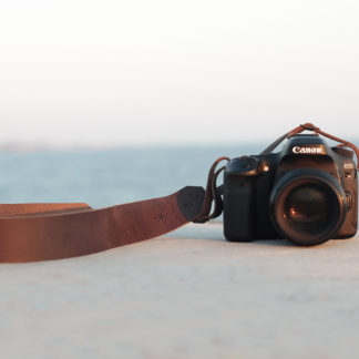 Minimal Leather Camera Strap