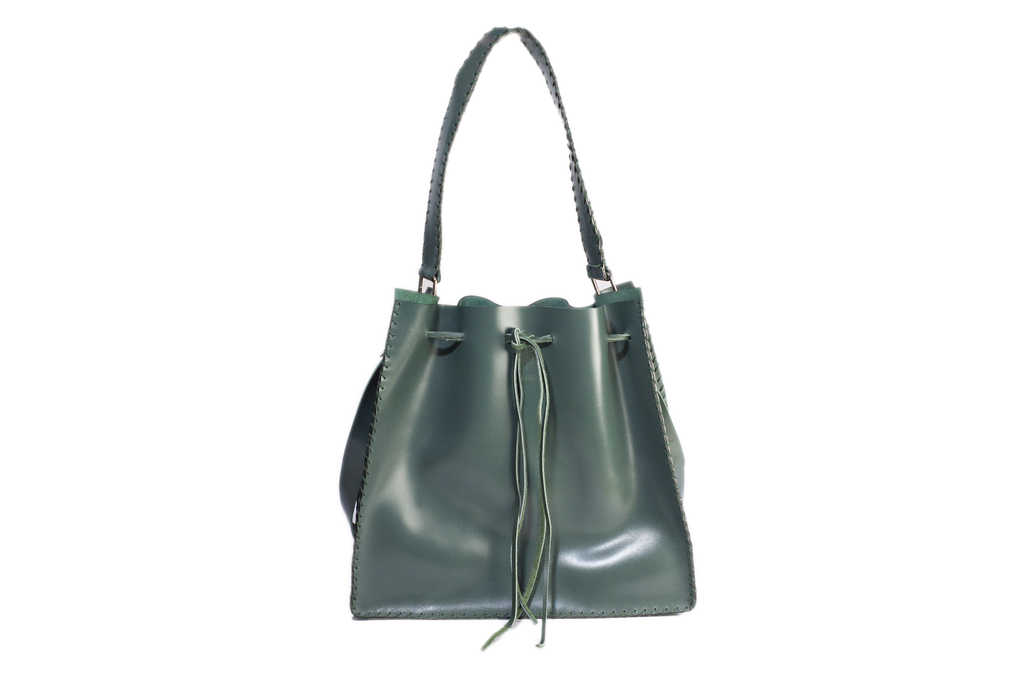 EMERALD - Green Leather Shoulder Bag - Hylindaleather | Hand crafted ...
